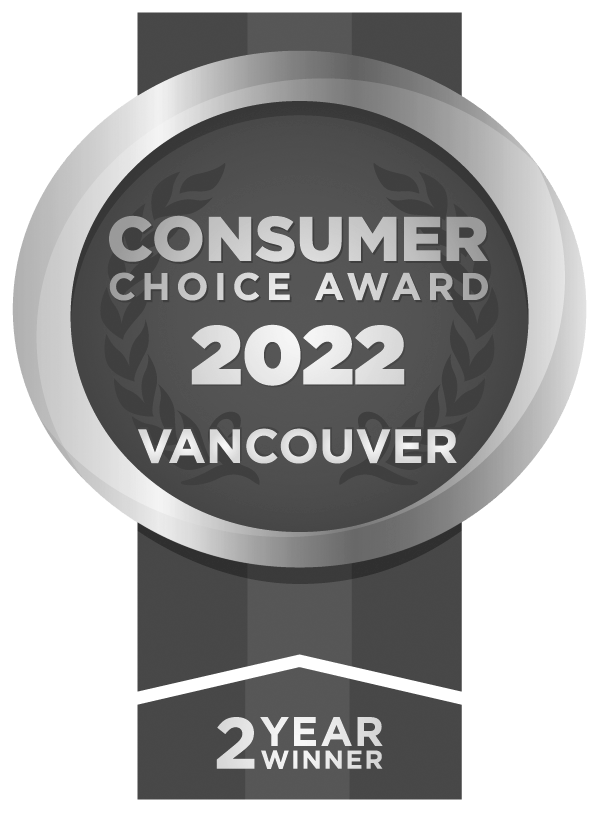 Consumer Choice Award Vancouver past 2 years badge