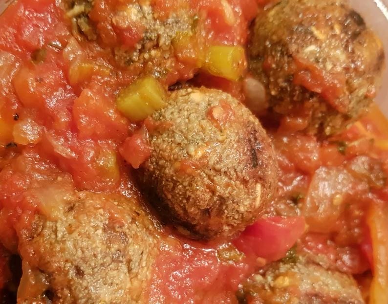 vegan meatball